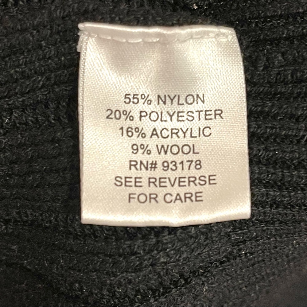 Truth by Republic Black Textured Wool Blend Pullover Sweater Size M - Picture 16 of 16